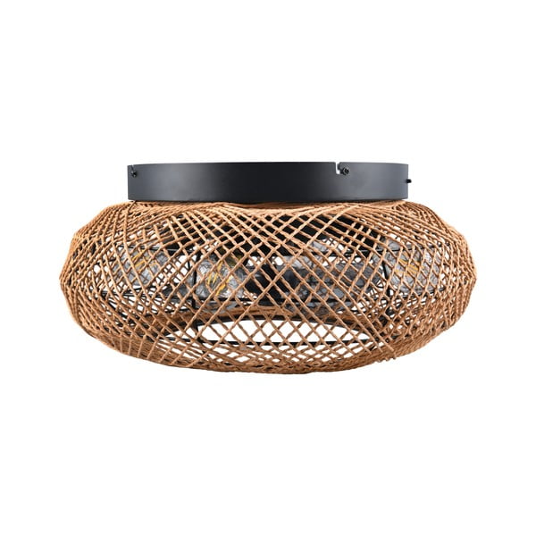 Brūna griestu lampa ar tālvadību/ar ventilatoru Lillesand – Trio-image-4