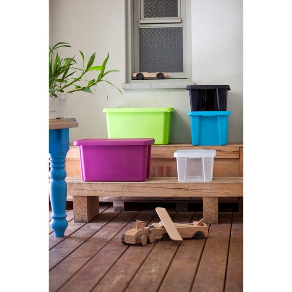 Uzglabāšanas kaste ar vāku Curver Essentials, 45 l-image-3