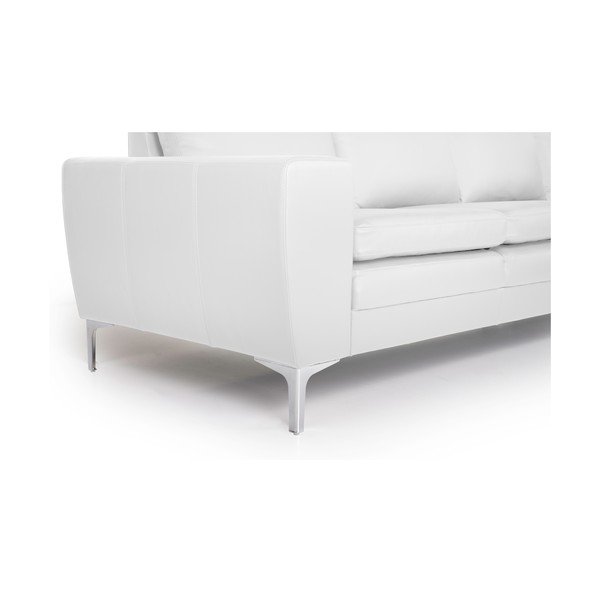 Balts ādas dīvāns Scandic Twigo, 227 cm-image-4
