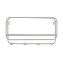 Gaiši pelēks metāla sienas pakaramais ar plauktu Feira – House Nordic