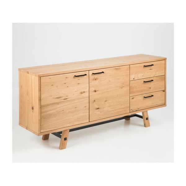 Actona Stokholmas divvietīgā kumode ar 3 atvilktnēm-image-3