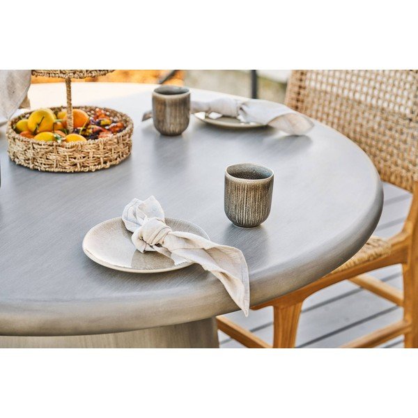 Pelēkbēši akmensmasas šķīvji (4 gab.) ø 21 cm Viola – House Nordic-image-4