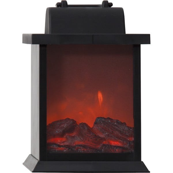 LED gaismas dekors ar liesmas imitāciju Star Trading Fireplace, platums 15 cm-image-1