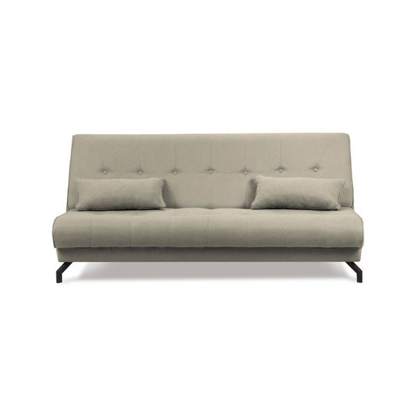 Pelēka un bēša dīvāns-guļamā dīvāns Kooko Home Musique-image-1