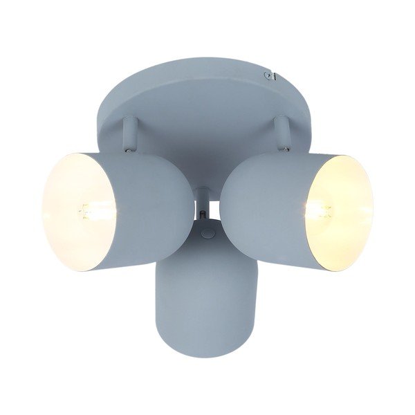 Gaiši zila griestu lampa ar metāla abažūru 32x32 cm Azuro – Candellux Lighting-image-1