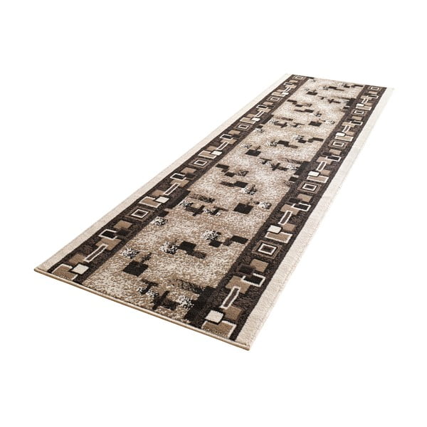Brūns celiņa paklājs 80x250 cm Cube – Hanse Home-image-2