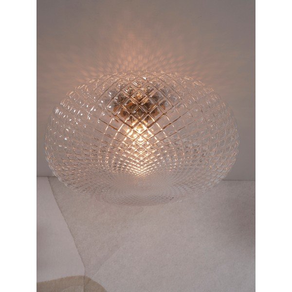 Bēša griestu lampa ar stikla abažūru ø 44 cm Venice – it's about RoMi-image-4