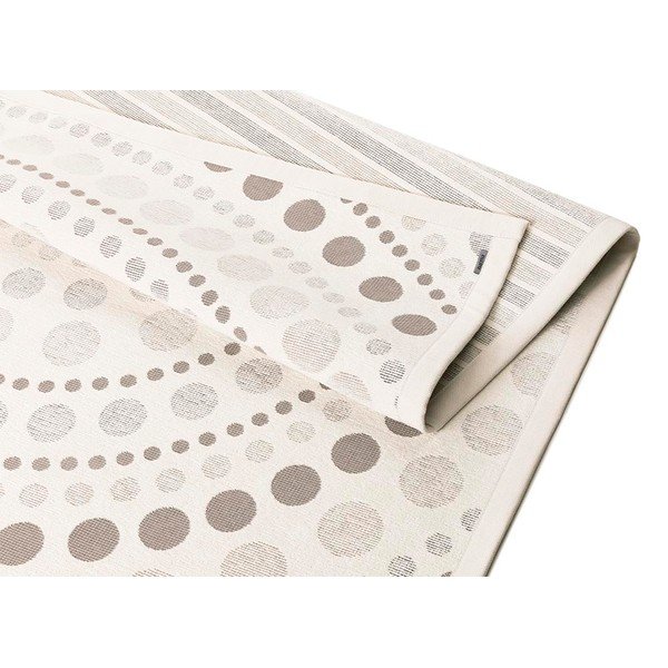 Balts un pelēks divpusējs paklājs Narma Oola, 70 x 140 cm-image-2