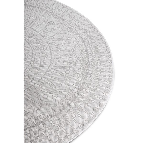 Gaiši pelēks apaļš paklājs ø 120 cm Spirit – Hanse Home-image-4