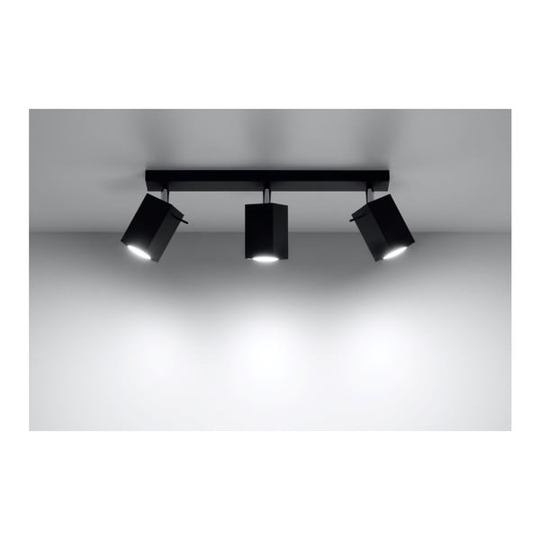 Melna griestu lampa Sollux Toscana-image-1