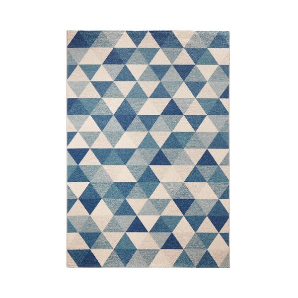 Zils paklājs Mint paklāji Diamond Triangle, 80 x 150 cm