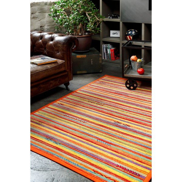 Oranžs divpusējs paklājs Narma Liiva Multi, 140 x 200 cm-image-2