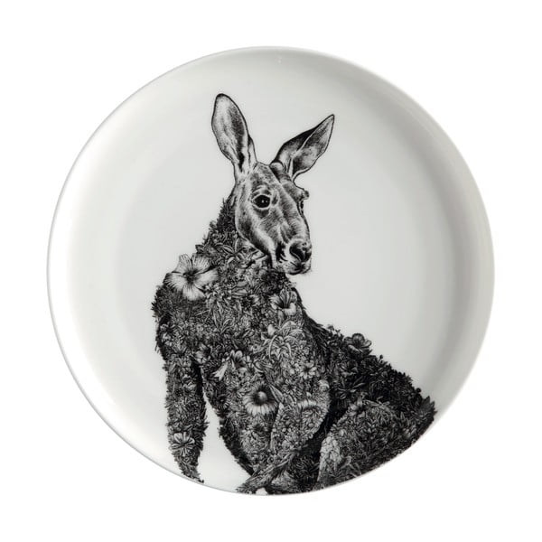 Balts porcelāna šķīvis Maxwell & Williams Marini Ferlazzo Kangaroo, ø 20 cm