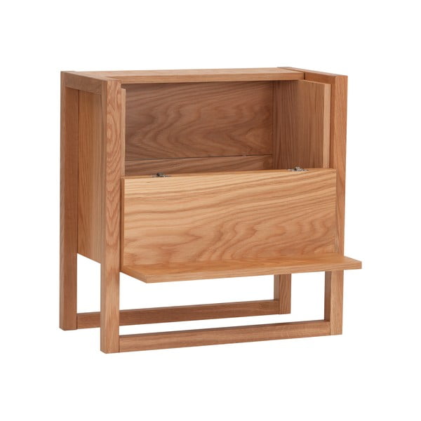 Dabīga toņa vīna skapītis no ozolkoka 59x60 cm NewEst – Woodman-image-2