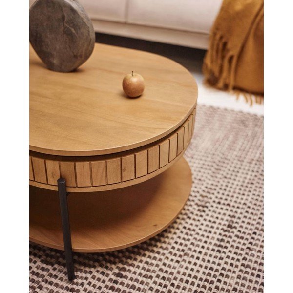 Žurnālgaldiņš no mango koka 130x65 cm Licia – Kave Home-image-2