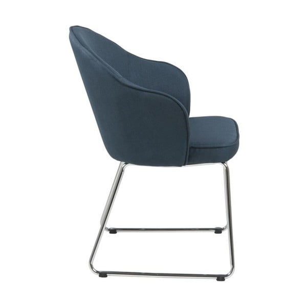 Zils ēdamistabas krēsls ar metāla kājām Actona Mitzie
