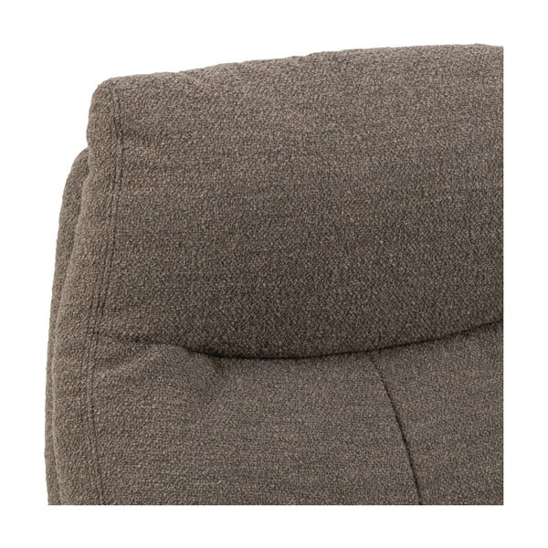 Pelēks/brūns atpūtas krēsls no buklē auduma London – Actona-image-1