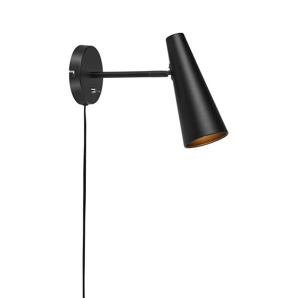 Melna sienas lampa Peak – Markslöjd