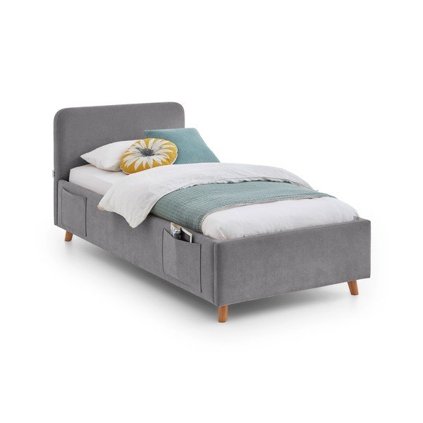 Pelēka bērnu gulta bez režģa 90x200 cm Cosy – Meise Möbel-image-4