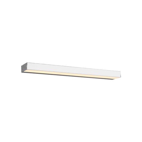 LED sienas lampa sudraba krāsā (garums 60 cm) Rocco – Trio-image-3