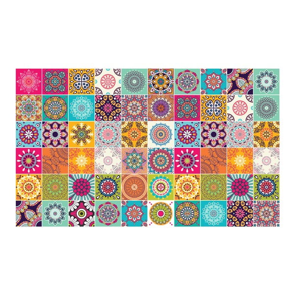 60 sienas uzlīmju komplekts Ambiance Tiles Vintage, 10 x 10 cm-image-2