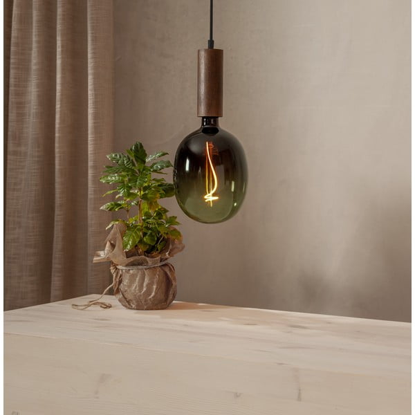 Tumši brūna piekaramā lampa Tub – Star Trading-image-1