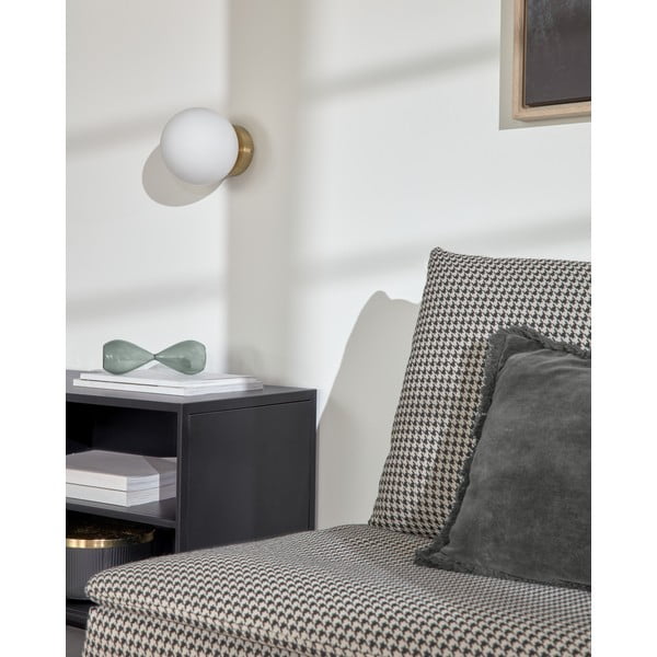 Sienas lampa zelta krāsā ø 13 cm Mahala – Kave Home-image-2