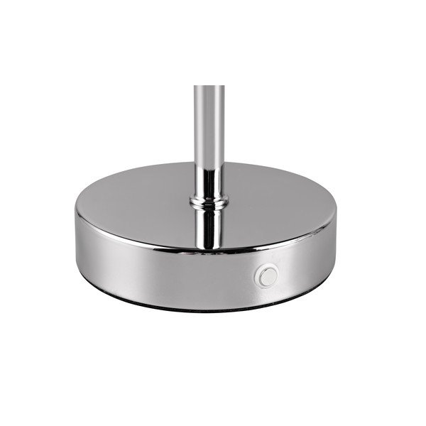 Spīdīgas sudraba krāsas LED galda lampa ar regulējamu spilgtumu (augstums 30 cm) Jeff – Reality-image-3