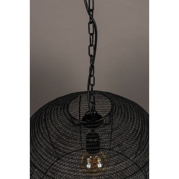 Melna piekaramā lampa ø 50 cm Meezan – Dutchbone-image-2