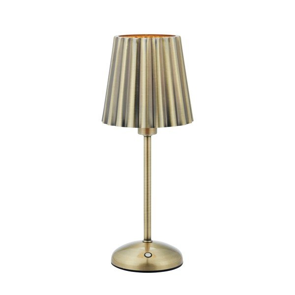 Misiņa krāsas metāla LED galda lampa ar regulējamu spilgtumu/pārvietojama (augstums 35 cm) Celia – Markslöjd