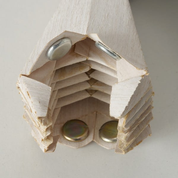 Balts Ziemassvētku papīra piekarināmais dekors zvaigznes formā Boltz Kassia, ø 20 cm-image-1