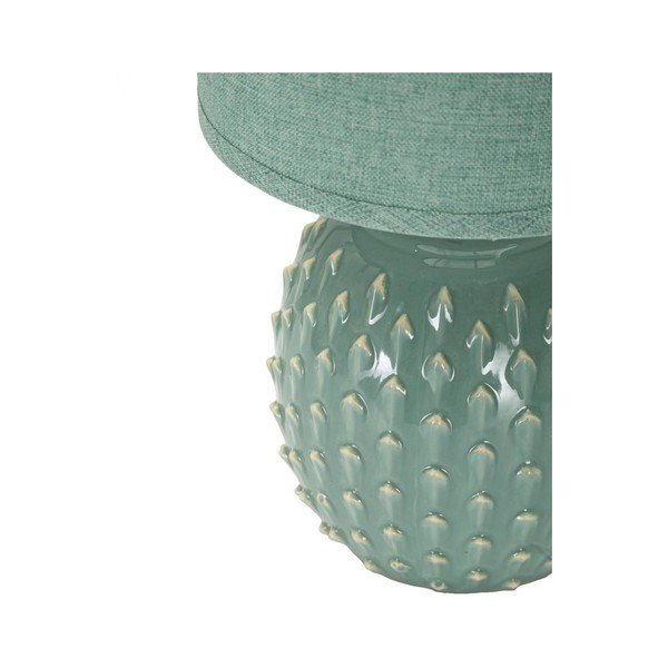 Gaiši zila keramikas galda lampa ar auduma abažūru (augstums 27 cm) Pontus – Mauro Ferretti-image-2