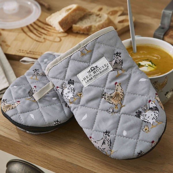 Kokvilnas virtuves cimdi (2 gab.) Hen House – Cooksmart ®-image-4