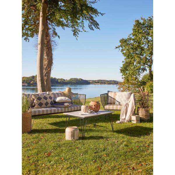 Bēšs polsterēts dārza atpūtas krēsls Mundo – Bloomingville-image-3