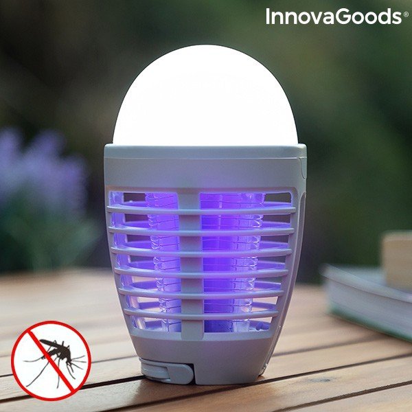 Uzlādējama 2-in-1 moskītu laterna InnovaGoods-image-1