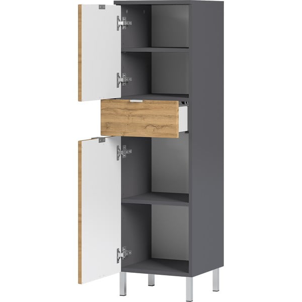 Skapis ar ozolkoka dekoru Germania Mauresa, augstums 120 cm-image-2