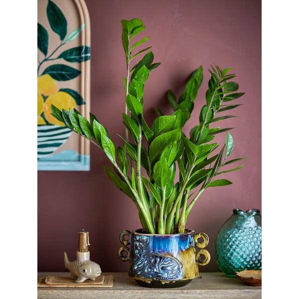 Akmensmasas puķu poda apvalks ø 18 cm Walton – Bloomingville-image-1