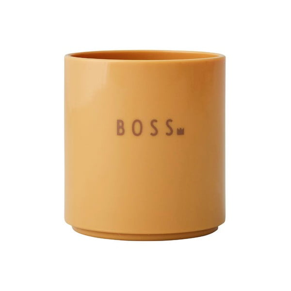 Sinepju dzeltenas bērnu krūzes dizaina burti Mini Boss
