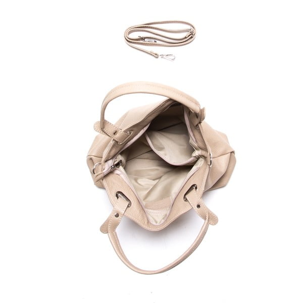 Pelēki brūna ādas somiņa Luisa Vannini Nena-image-3