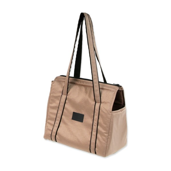 Zelta krāsas pārvadāšanas soma suņiem Dog Fantasy Platinum – Plaček Pet Products