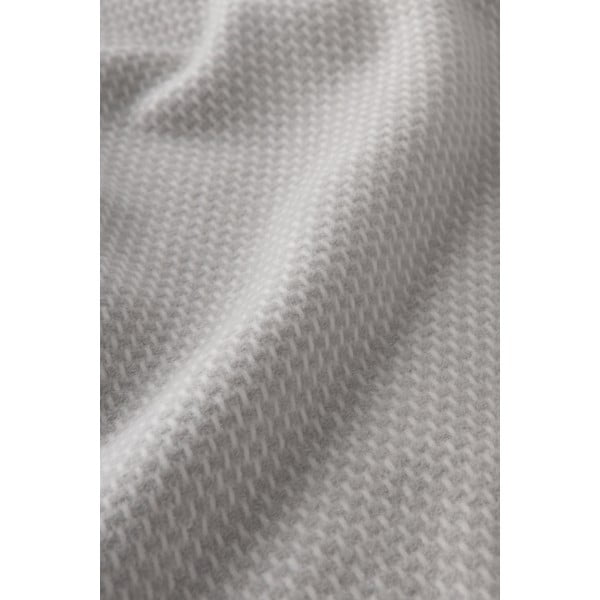 Gaiši pelēks pleds ar kokvilnu Euromant Zen, 140 x 160 cm-image-2