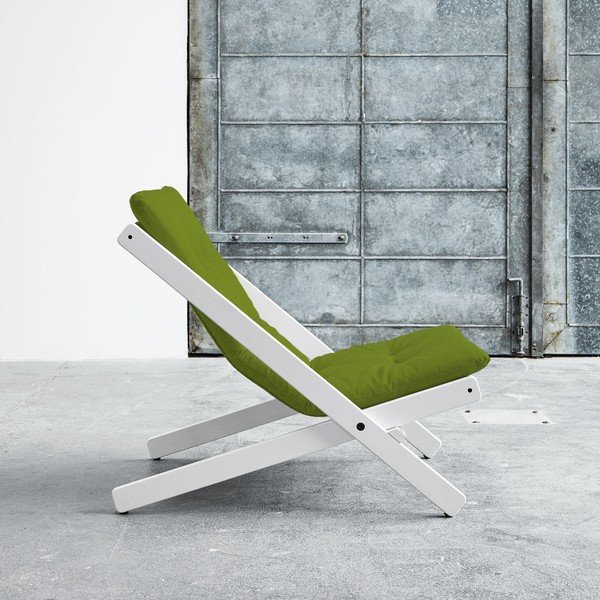 Saliekamais krēsls Karup Boogie White/Lime-image-1