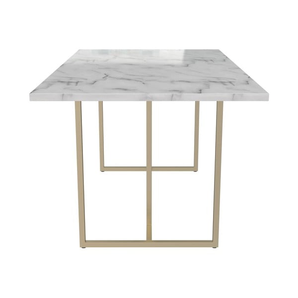 Ēdamgalds ar marmora imitāciju 90x160 cm Astor – CosmoLiving by Cosmopolitan-image-1