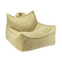 Zaļš bērnu sēžammaiss no buklē auduma Chair – Wigiwama