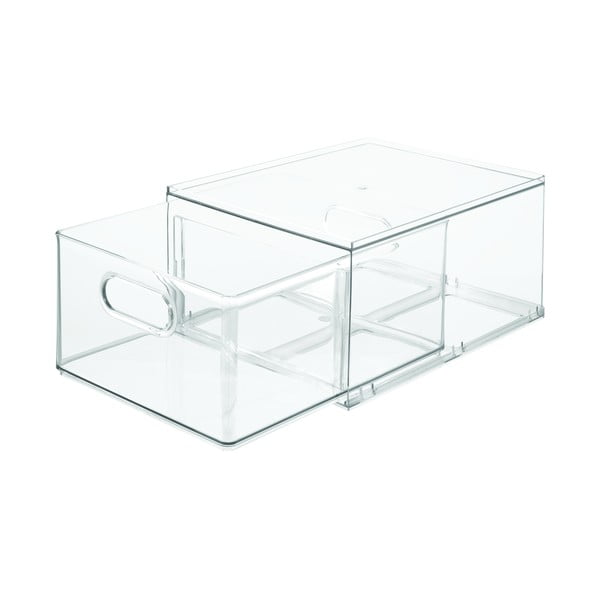 Caurspīdīga uzglabāšanas kaste iDesign The Home Edit, 34 x 25,3 cm-image-1
