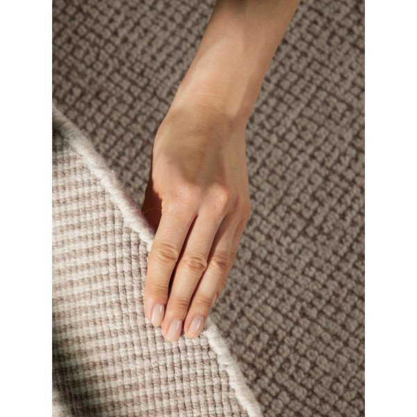 Krēmkrāsas ar rokām darināts vilnas apaļš paklājs ø 160 cm Greenwich – Ted Baker-image-3