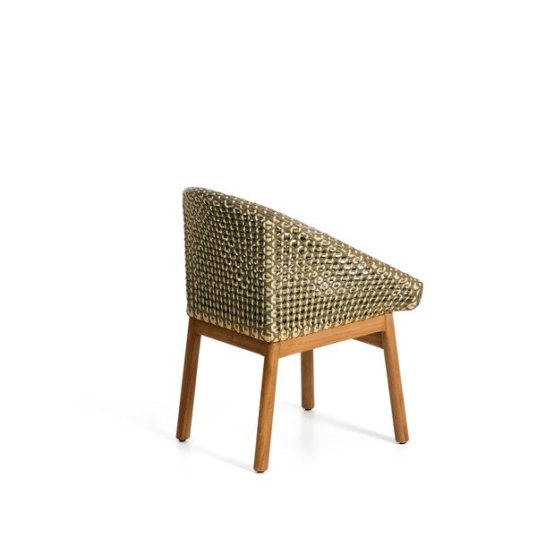 Zaļš rotangpalmas dārza krēsls Olbia – Kave Home-image-4