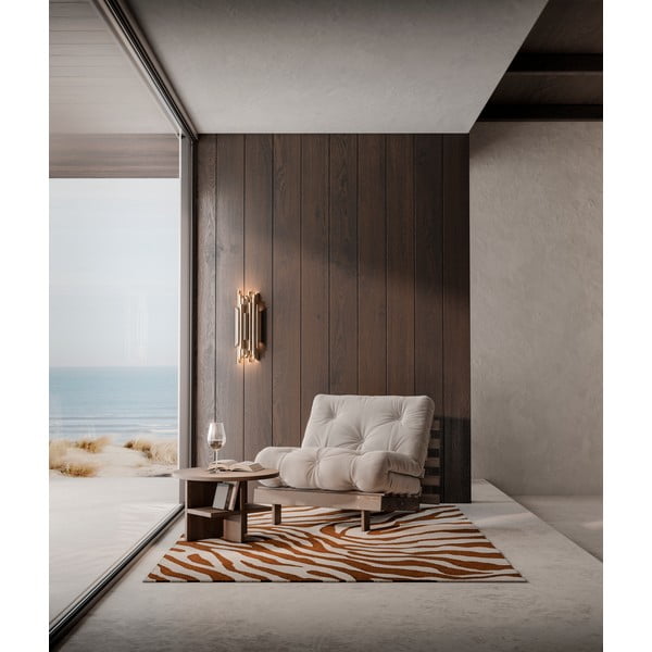 Sinepju dzeltens atpūtas krēsls Roots Black Night – Karup Design-image-1