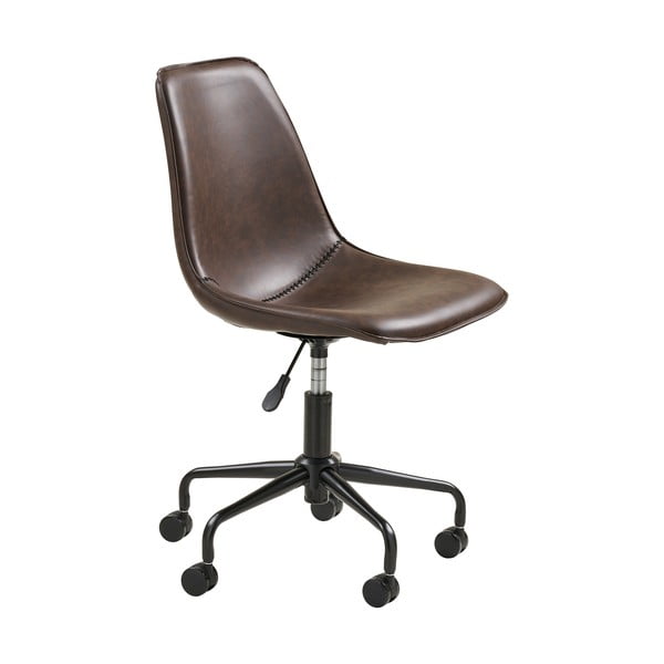 Tumši brūns biroja krēsls Monaco – House Nordic-image-3