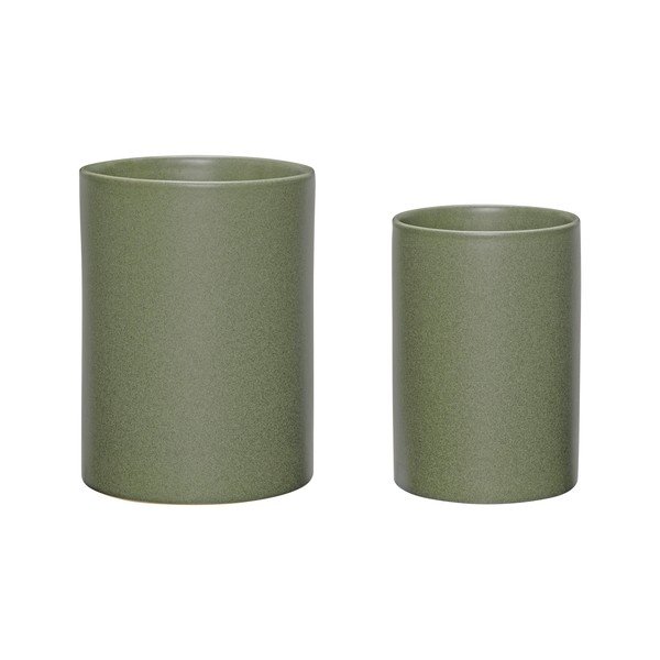 Keramikas puķu podi (2 gab.) ø 18 cm Edna – Hübsch